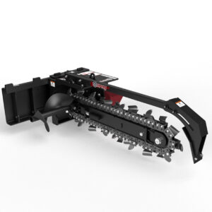 MINI SKIDSTEER TRENCHER ATTACHMENT W/ OUR MACHINE